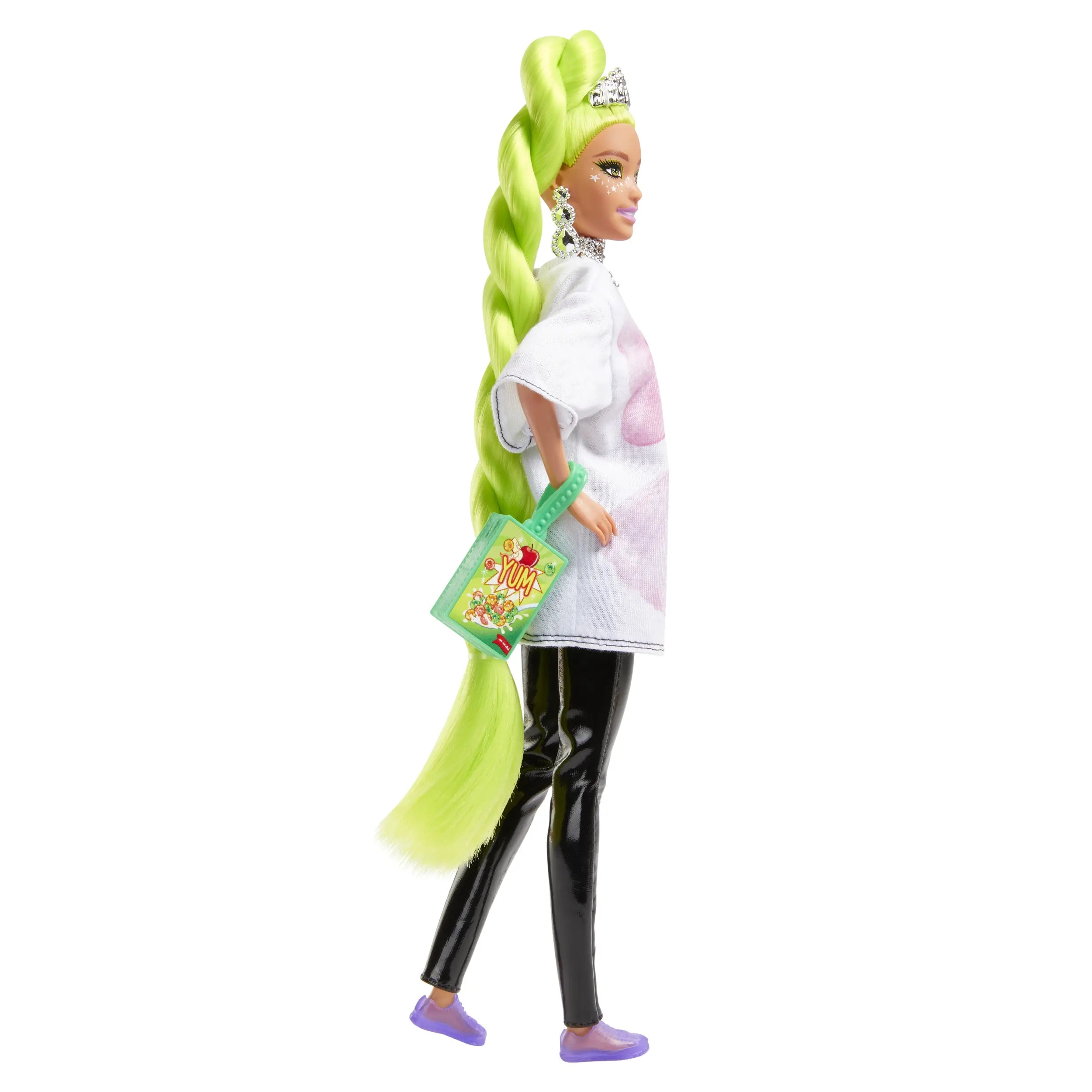 APPYTOYS | Barbie Extra Doll And Accessories Neon Green Hair