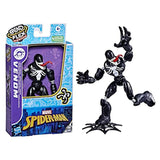 HASBRO - Marvel Spider-Man Bend and Flex Missions Venom Space Mission Figure, 15-cm-scale Bendable Toy for Children Aged 4 and Up