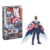 HASBRO - Marvel Studios Avengers Titan Hero Series Captain America Action Figure, 30-cm Toy, Includes Wings, for Children Aged 4 and Up