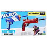 HASBRO - Nerf Fortnite LP & Flint-Knock Dual Pack Foam Blaster & Bullets