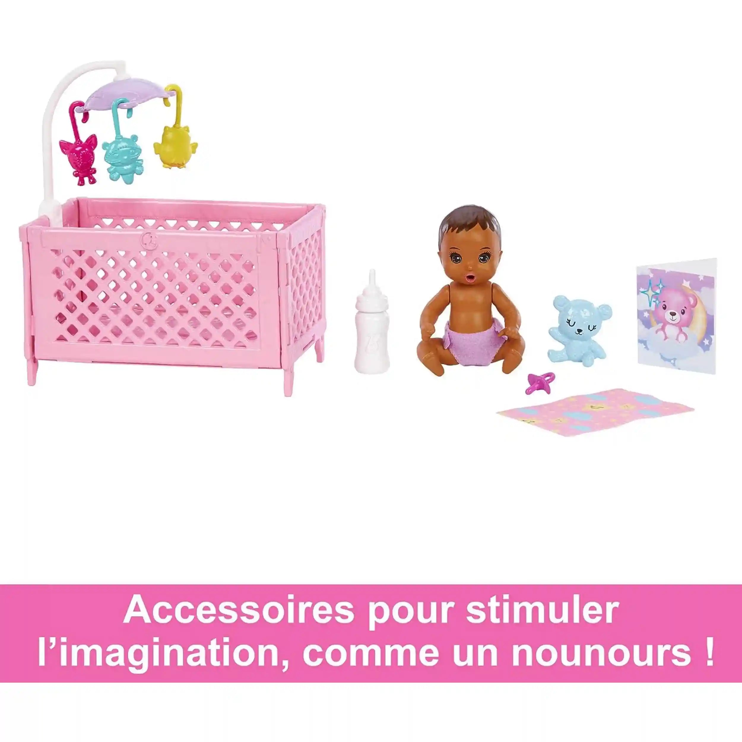 APPYTOYS | Barbie Skipper Babysitter Dolls and Playset - Bedtime!