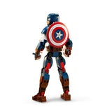 LEGO 76258 Marvel Captain America Construction Figure Buildable Toy with Shield, Avengers Collection, Play and Display Superhero Bedroom Accessory, Birthday Gift for Kids, Boys, Girls Aged 8+