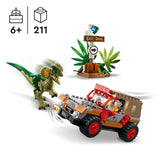 LEGO 76958 Jurassic Park Dilophosaurus Ambush Dinosaur Toy for Boys, Girls, Kids 6 Plus Years Old, with Dino Figure and Jeep Car Toy, 30th Anniversary Collection Set