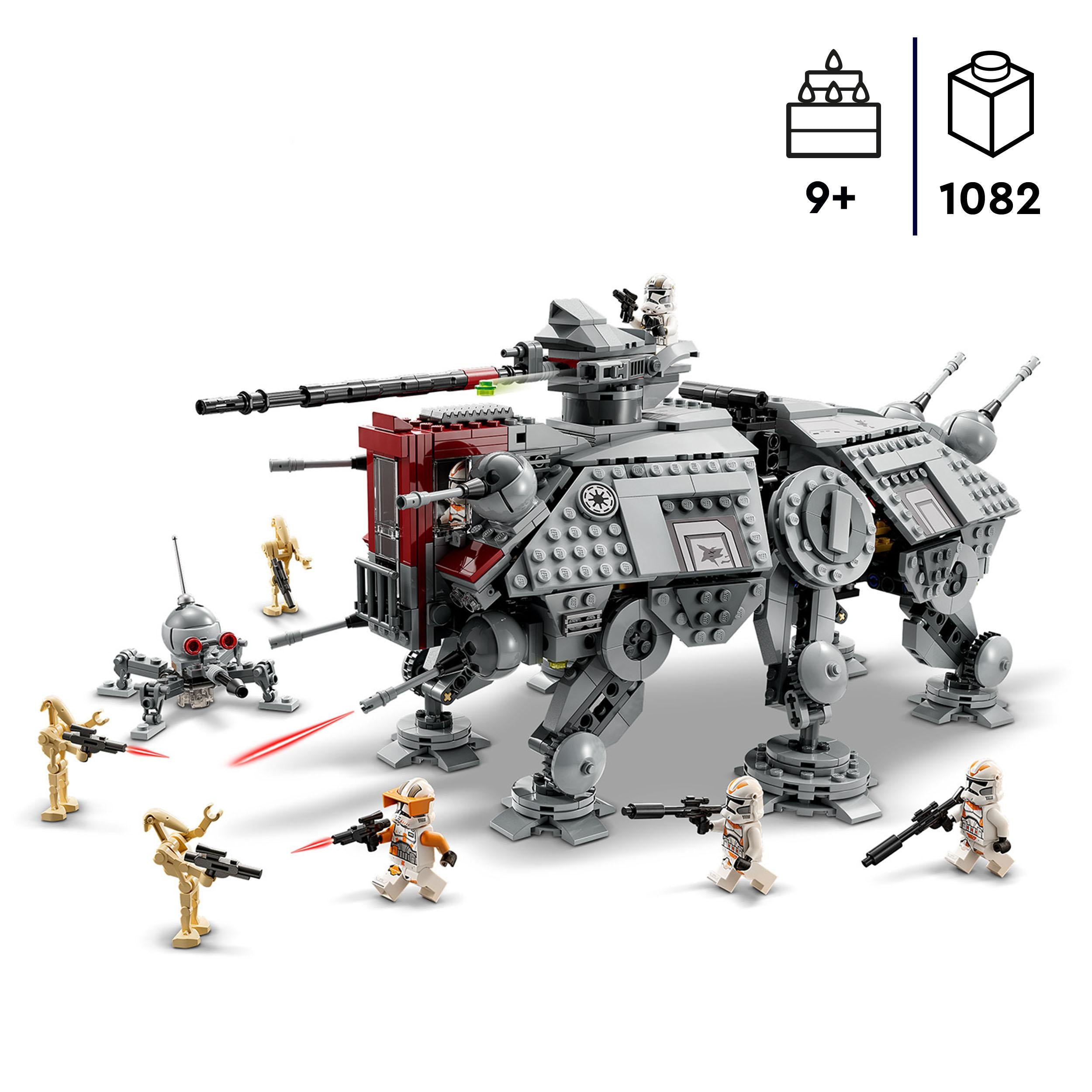 LEGO Star Wars AT-TE Walker 75337 Poseable Toy, Revenge of the